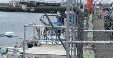 capteur fixé sur potence