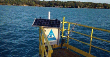 Boitier et panneau solaire à Ouvea