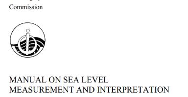 MANUAL ON SEA LEVEL  MEASUREMENT AND INTERPRETATION