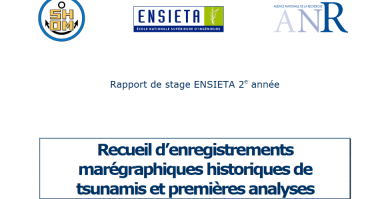 Recueil d'enregistrements marégraphiques historiques de tsunamis et premières analyses