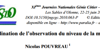 Vers une coordination de l’observation du niveau de la mer en France