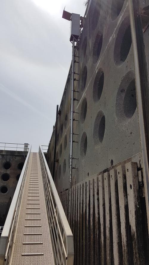 Contrôle a marée basse de Dielette