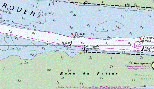 Carte Shom Balise A