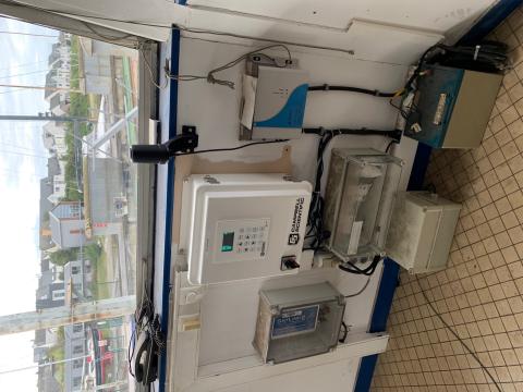 Centale d'acquisition dans la capitainerie