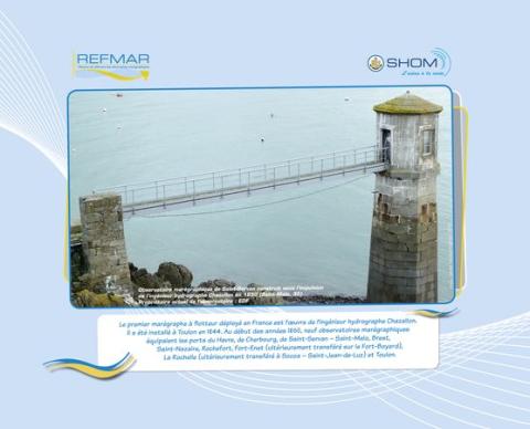 Affiche premier maregraphe a flotteur