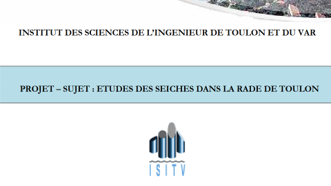 etudes de seiches