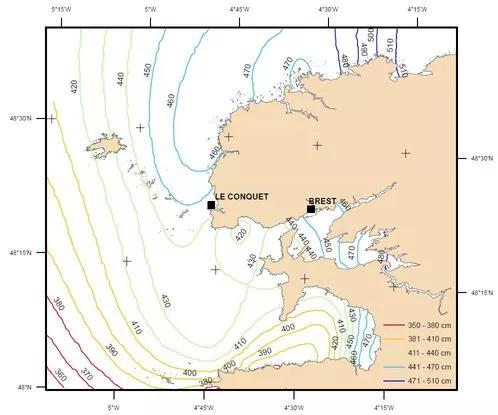 Cartographie de l'estimation des périodes de retour