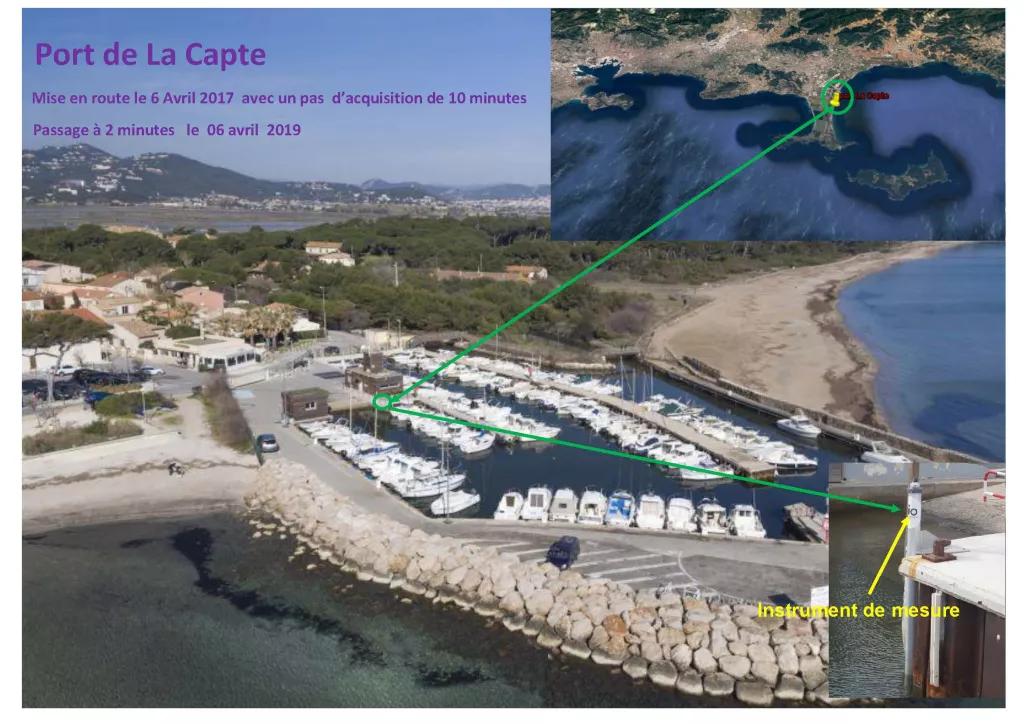 photo de port et historique La capte