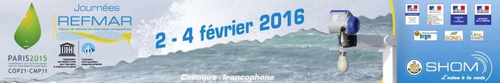 Bandeau des journées REFMAR - 2 - 4 fèvrier 2015 - Paris - UNESCO